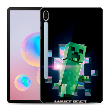 Силиконовый чехол на Samsung Galaxy Tab S6 с принтом Майнкрафт Minecraft Силиконовый чехол на Samsung Galaxy Tab S6 с принтом Майнкрафт Minecraft