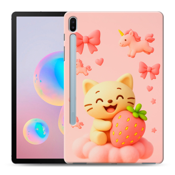 Силиконовый чехол на Samsung Galaxy Tab S6 с принтом для девочек