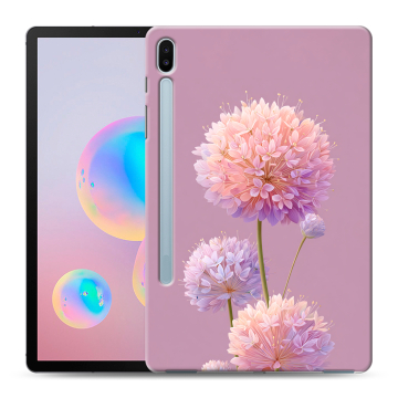 Силиконовый чехол на Samsung Galaxy Tab S6 с принтом Цветы