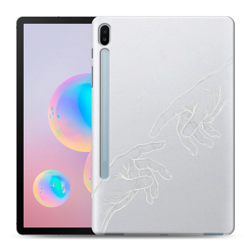 Силиконовый чехол на Samsung Galaxy Tab S6 с принтом Сотворение мира
