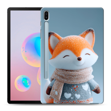 Силиконовый чехол на Samsung Galaxy Tab S6 с принтом Лиса