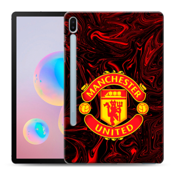 Силиконовый чехол на Samsung Galaxy Tab S6 с принтом Manchester United