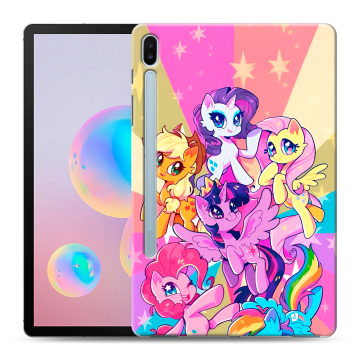 Силиконовый чехол на Samsung Galaxy Tab S6 с принтом My little pony Дружба чудо Силиконовый чехол на Samsung Galaxy Tab S6 с принтом My little pony Дружба чудо