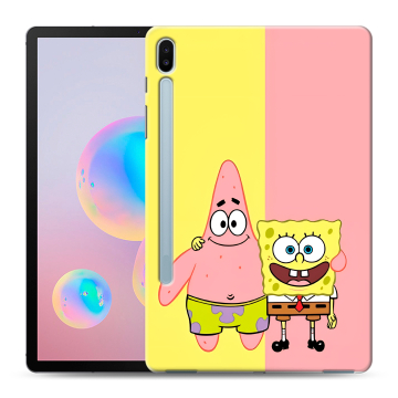 Силиконовый чехол на Samsung Galaxy Tab S6 с принтом Спанч боб Спанчбоб Силиконовый чехол на Samsung Galaxy Tab S6 с принтом Спанч боб Спанчбоб
