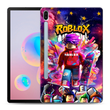 Силиконовый чехол на Samsung Galaxy Tab S6 с принтом Roblox Роблокс