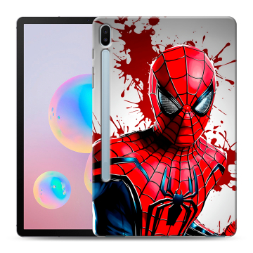 Силиконовый чехол на Samsung Galaxy Tab S6 с принтом Spiderman Человек паук
