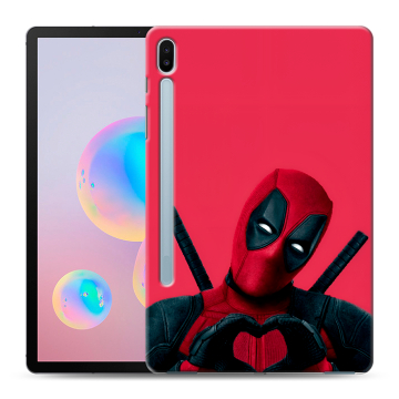 Силиконовый чехол на Samsung Galaxy Tab S6 с принтом Дедпул Deadpool