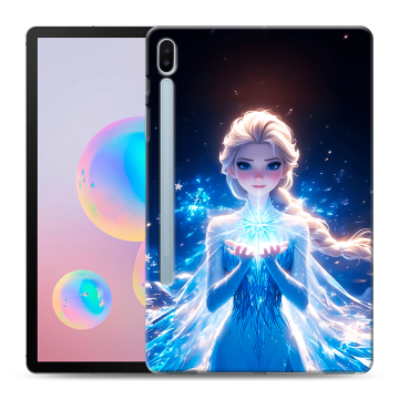 Силиконовый чехол на Samsung Galaxy Tab S6 с принтом Холодное сердце Frozen Силиконовый чехол на Samsung Galaxy Tab S6 с принтом Холодное сердце Frozen