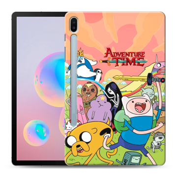 Силиконовый чехол на Samsung Galaxy Tab S6 с принтом Adventure time Время приключений