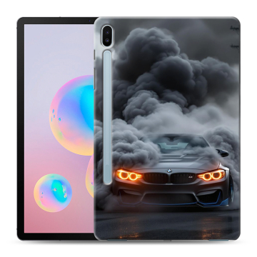 Силиконовый чехол на Samsung Galaxy Tab S6 с принтом BMW БМВ