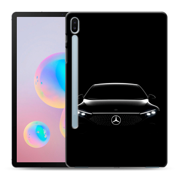 Силиконовый чехол на Samsung Galaxy Tab S6 с принтом Mercedes Мерседес Силиконовый чехол на Samsung Galaxy Tab S6 с принтом Mercedes Мерседес