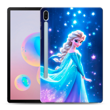 Силиконовый чехол на Samsung Galaxy Tab S6 с принтом Холодное сердце Frozen Силиконовый чехол на Samsung Galaxy Tab S6 с принтом Холодное сердце Frozen