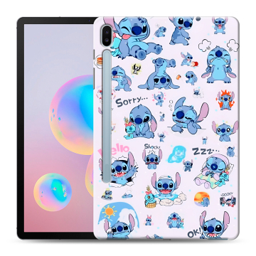 Силиконовый чехол на Samsung Galaxy Tab S6 с принтом Лило и Стич Силиконовый чехол на Samsung Galaxy Tab S6 с принтом Лило и Стич