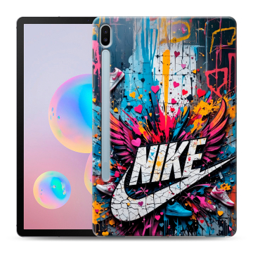 Силиконовый чехол на Samsung Galaxy Tab S6 с принтом Nike Найк