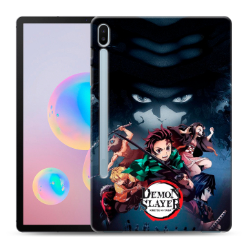 Силиконовый чехол на Samsung Galaxy Tab S6 с принтом Demon Slayer Клинок рассекающий демонов