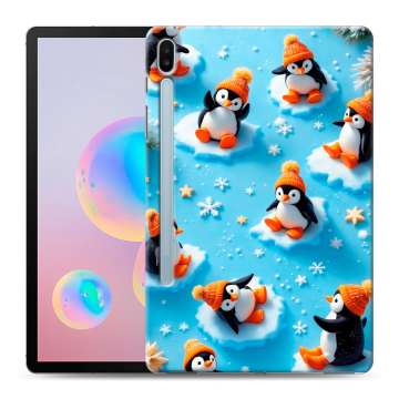 Силиконовый чехол на Samsung Galaxy Tab S6 с принтом Новый год