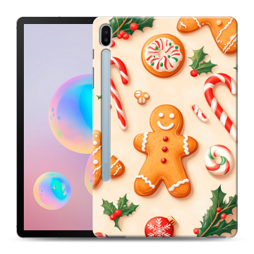 Силиконовый чехол на Samsung Galaxy Tab S6 с принтом Новый год