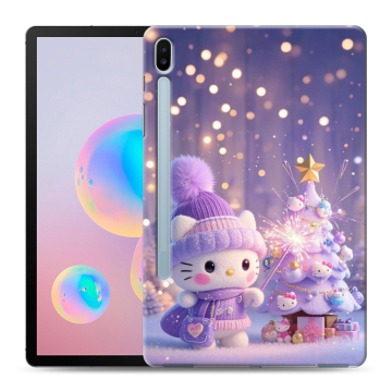 Силиконовый чехол на Samsung Galaxy Tab S6 с принтом Новый год