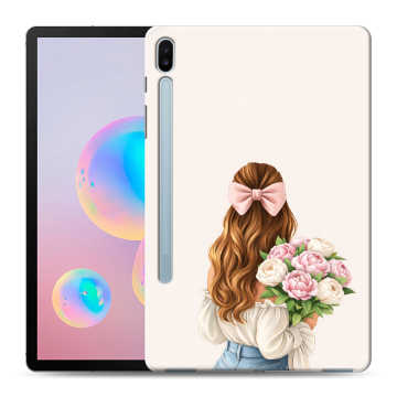 Силиконовый чехол на Samsung Galaxy Tab S6 с принтом женский