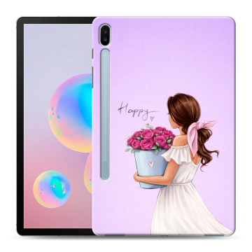 Силиконовый чехол на Samsung Galaxy Tab S6 с принтом женский
