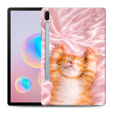 Силиконовый чехол на Samsung Galaxy Tab S6 с принтом женский