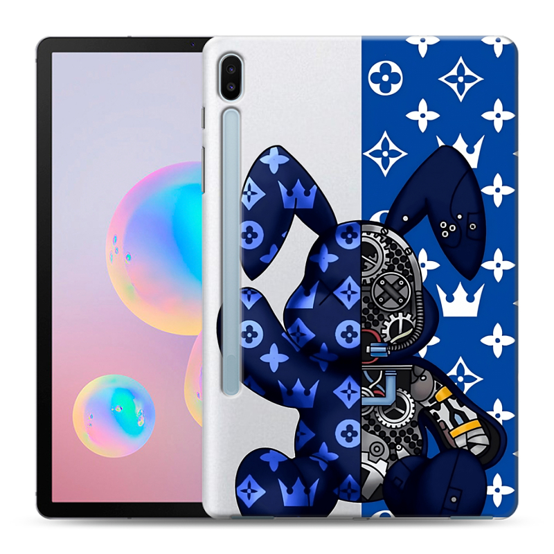 Силиконовый противоударный чехол на Samsung Galaxy Tab S6 с принтом Луи робот Силиконовый противоударный чехол на Samsung Galaxy Tab S6 с принтом Луи робот