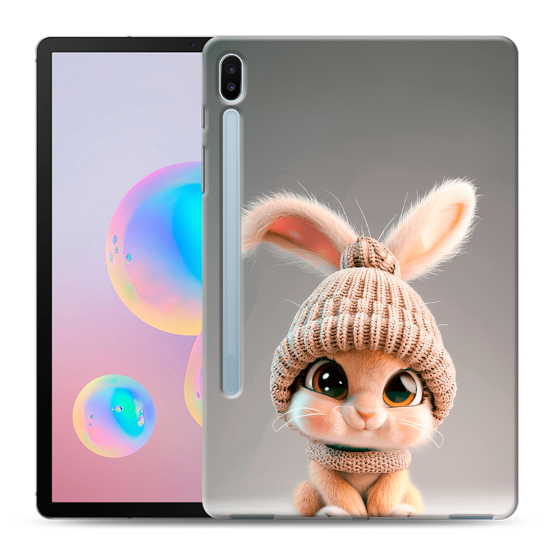 Силиконовый чехол на Samsung Galaxy Tab S6 с принтом Кролик Силиконовый чехол на Samsung Galaxy Tab S6 с принтом Кролик