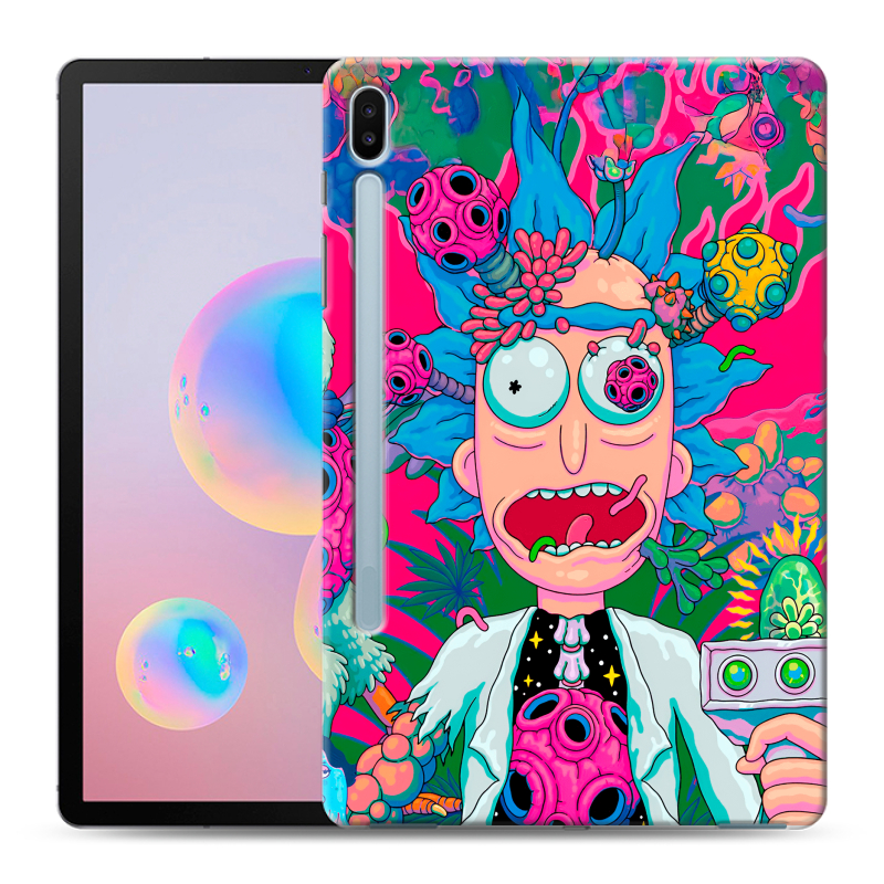 Силиконовый чехол на планшета Samsung Galaxy Tab S6 с принтом Рик и Морти Rick Morty Силиконовый чехол на планшета Samsung Galaxy Tab S6 с принтом Рик и Морти Rick Morty
