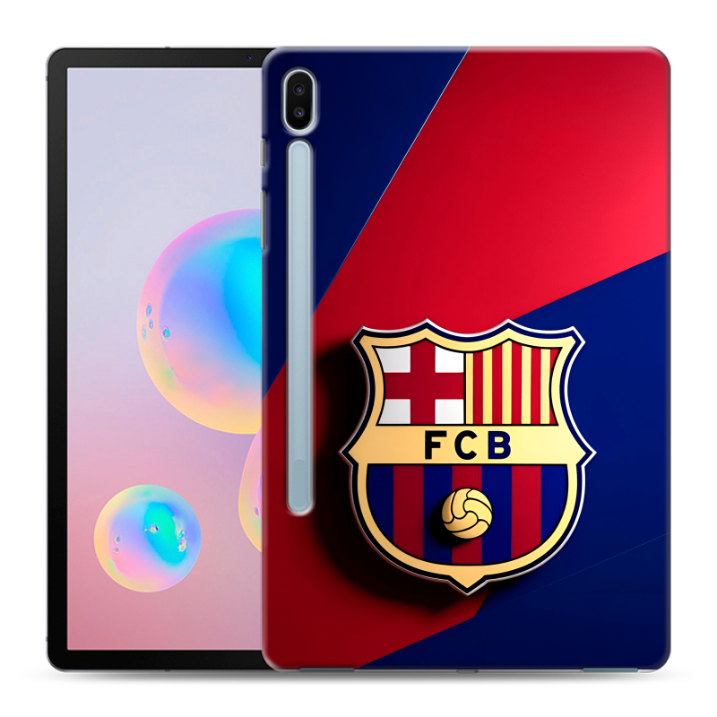 Силиконовый противоударный чехол на Samsung Galaxy Tab S6 с принтом Барселона Barcelona Силиконовый противоударный чехол на Samsung Galaxy Tab S6 с принтом Барселона Barcelona