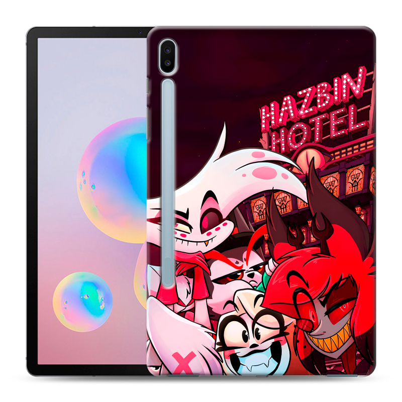 Силиконовый чехол на Samsung Galaxy Tab S6 с принтом Hazbin Hotel Отель Хазбин Силиконовый чехол на Samsung Galaxy Tab S6 с принтом Hazbin Hotel Отель Хазбин