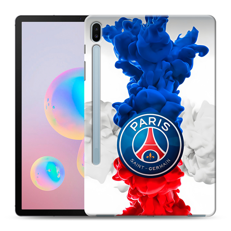 Силиконовый чехол на Samsung Galaxy Tab S6 с принтом PSG ПСЖ Силиконовый чехол на Samsung Galaxy Tab S6 с принтом PSG ПСЖ