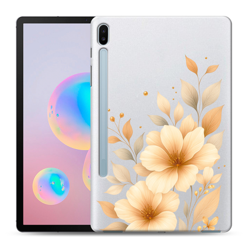 Силиконовый чехол на Samsung Galaxy Tab S6 с принтом для девушки Силиконовый чехол на Samsung Galaxy Tab S6 с принтом для девушки