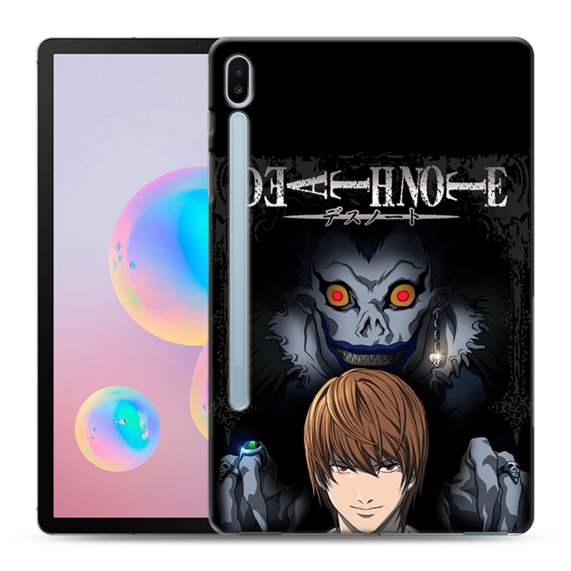 Силиконовый чехол на Samsung Galaxy Tab S6 с принтом Death note Тетрадь смерти Силиконовый чехол на Samsung Galaxy Tab S6 с принтом Death note Тетрадь смерти
