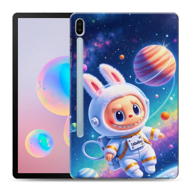 Силиконовый чехол на Samsung Galaxy Tab S6 с принтом Labubu Лабубу Силиконовый чехол на Samsung Galaxy Tab S6 с принтом Labubu Лабубу