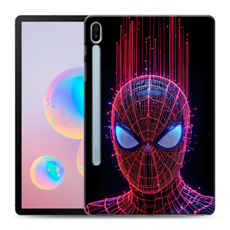 Силиконовый чехол на Samsung Galaxy Tab S6 с принтом Spiderman Человек паук Силиконовый чехол на Samsung Galaxy Tab S6 с принтом Spiderman Человек паук