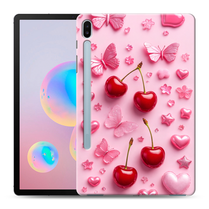 Силиконовый чехол на Samsung Galaxy Tab S6 с принтом для девочек Силиконовый чехол на Samsung Galaxy Tab S6 с принтом для девочек