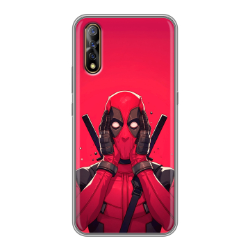 Силиконовый противоударный чехол на Vivo V17 Neo с принтом Дедпул Deadpool
