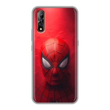 Силиконовый противоударный чехол на Vivo V17 Neo с принтом Spiderman Человек паук