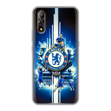 Силиконовый противоударный чехол на Vivo V17 Neo с принтом Chelsea Челси
