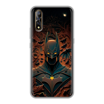 Силиконовый противоударный чехол на Vivo V17 Neo с принтом Batman Бэтмен
