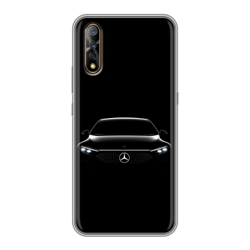 Силиконовый противоударный чехол на Vivo V17 Neo с принтом Mercedes Мерседес