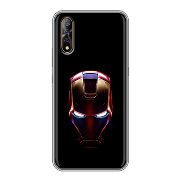 Силиконовый противоударный чехол на Vivo V17 Neo с принтом IronMan Железный человек