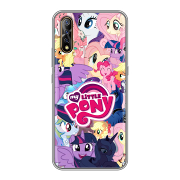 Силиконовый противоударный чехол на Vivo V17 Neo с принтом My little pony Дружба чудо