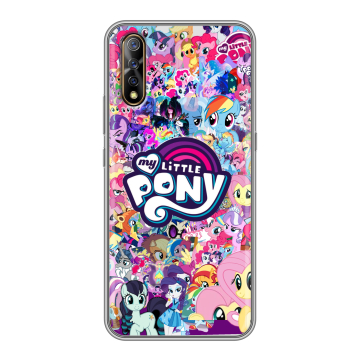Силиконовый противоударный чехол на Vivo V17 Neo с принтом My little pony Дружба чудо