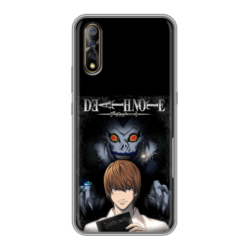 Силиконовый противоударный чехол на Vivo V17 Neo с принтом Death note Тетрадь смерти