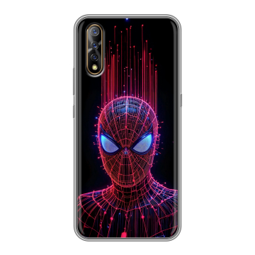 Силиконовый противоударный чехол на Vivo V17 Neo с принтом Spiderman Человек паук
