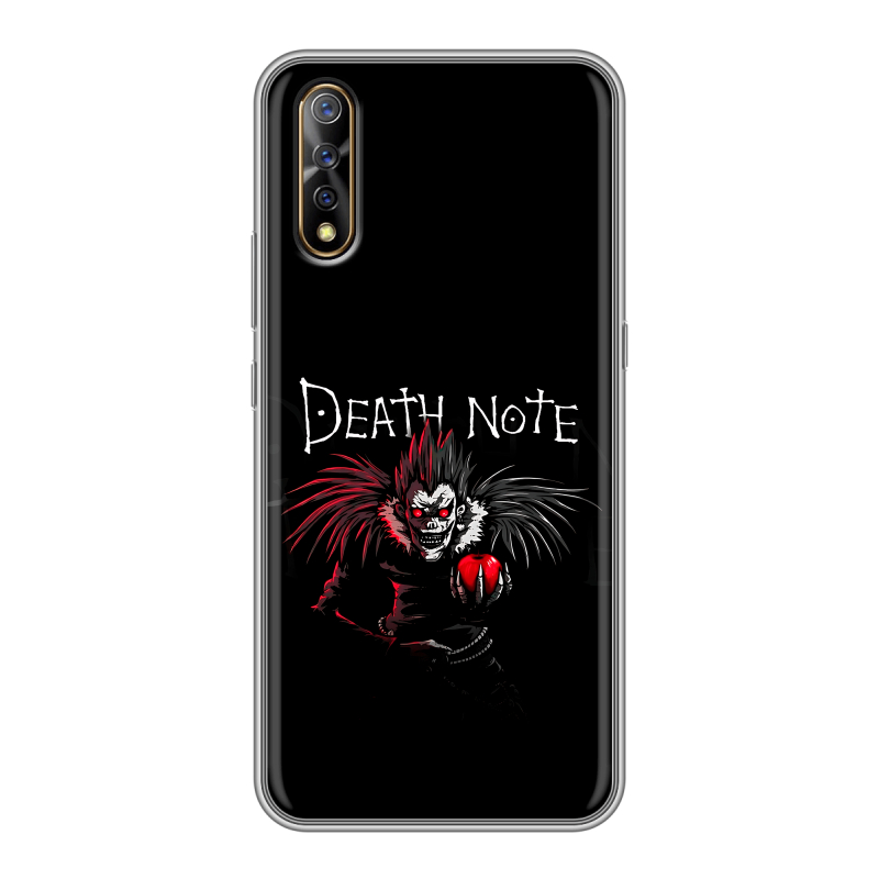 Силиконовый противоударный чехол на Vivo V17 Neo с принтом Death note Тетрадь смерти Силиконовый противоударный чехол на Vivo V17 Neo с принтом Death note Тетрадь смерти