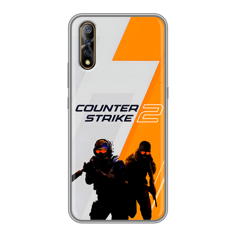 Силиконовый противоударный чехол на Vivo V17 Neo с принтом Counter Strike Силиконовый противоударный чехол на Vivo V17 Neo с принтом Counter Strike