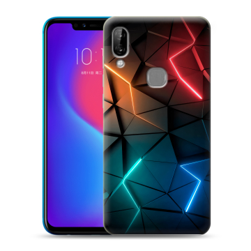 Силиконовый чехол на Lenovo S5 Pro с принтом Абстракция неон Силиконовый чехол на Lenovo S5 Pro с принтом Абстракция неон