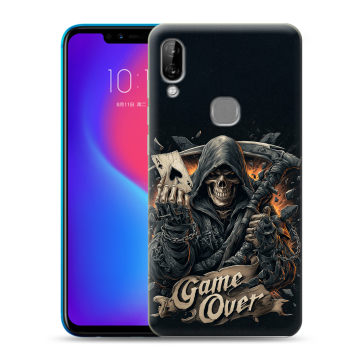 Силиконовый чехол на Lenovo S5 Pro с принтом Скелет карты Силиконовый чехол на Lenovo S5 Pro с принтом Скелет карты